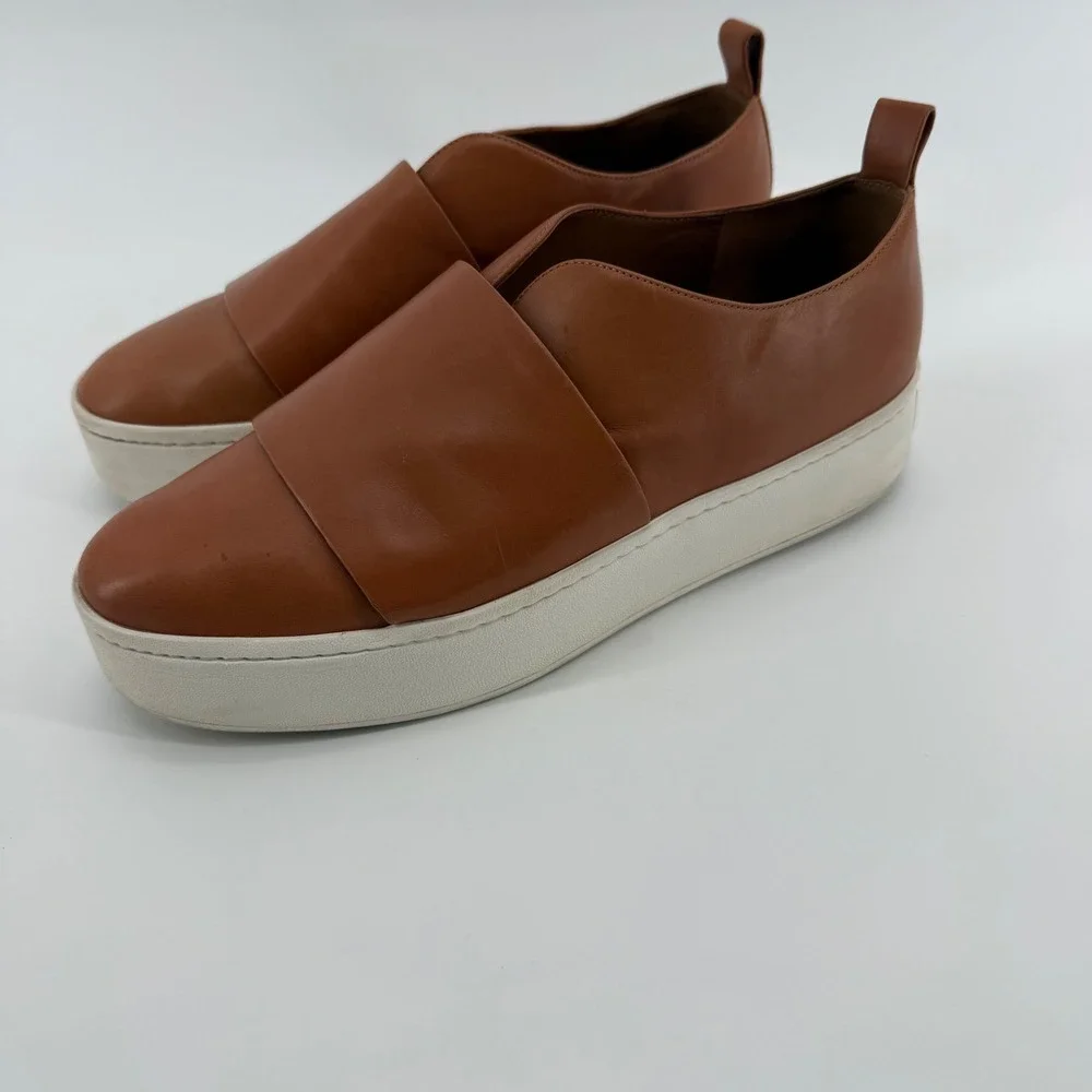 Vince‎ Wallace Platform Leather Sneaker Women's Size 9